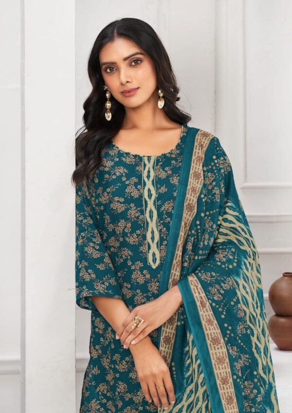 Exclusive Laado Princess Vol 2 – Elegant Cotton Printed Dress Fabric for a Royal Look - Image 7