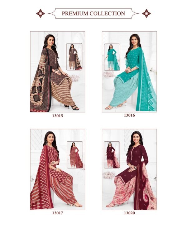 Suryajyoti Trendy Patiyala Vol 14 – Premium Cotton Printed Dress Materials - Image 2