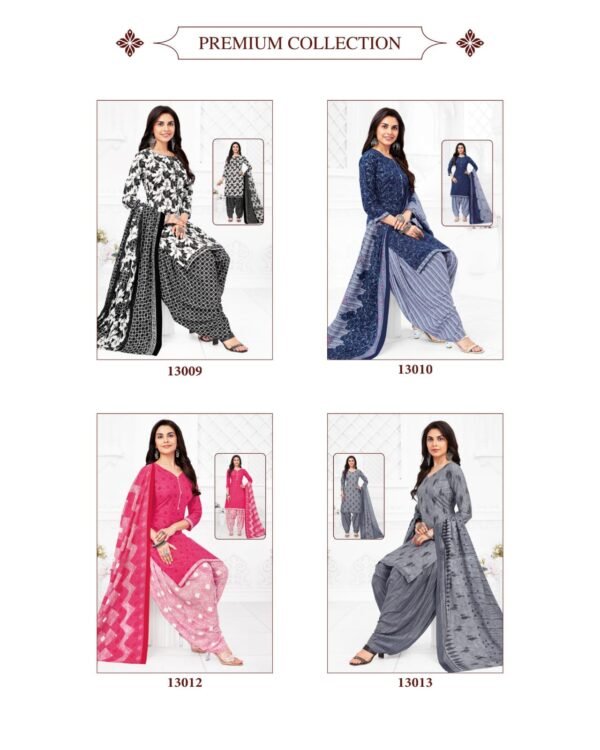 Suryajyoti Trendy Patiyala Vol 14 – Premium Cotton Printed Dress Materials - Image 7