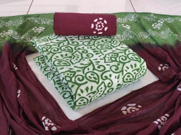 Real Wax Cotton Batik Dress Fabric Vol 2 – Authentic & Stylish Ethnic Wear - Image 5