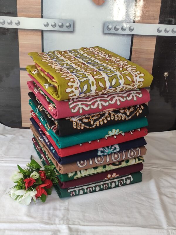 Stunning Neck Batik Work Suits Materials – Premium Ethnic Elegance 2025