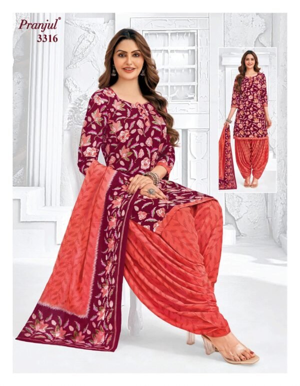 Exclusive Pranjul Priyanshi Vol 33 – Premium Heavy Cotton Dress Material