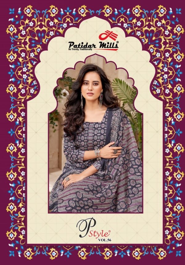 Patidar P Style Vol. 56 – Premium Cotton Dress Material