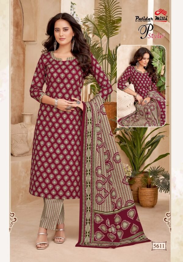 Patidar P Style Vol. 56 – Premium Cotton Dress Material