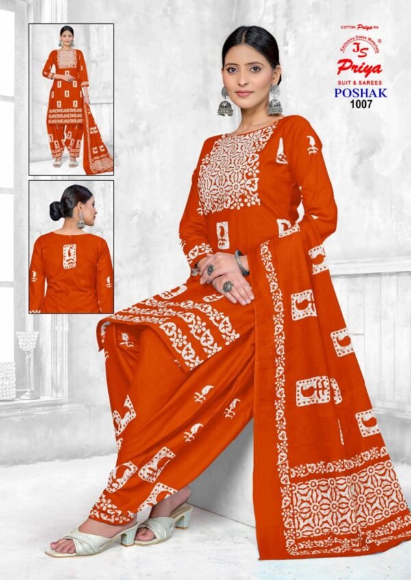 JS Priya Poshak Vol 1 – Elegance Redefined in Pure Cotton! Exclusive Collection