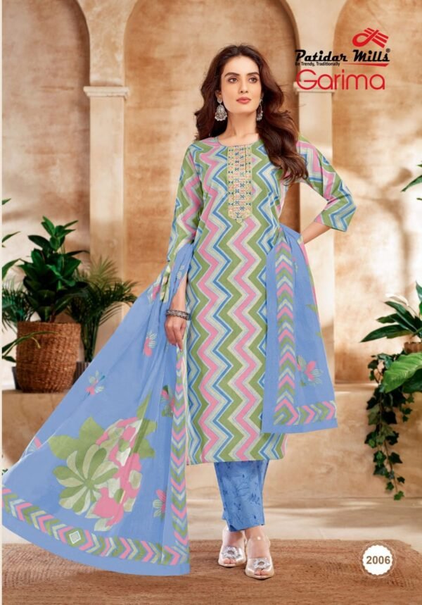 👑 Patidar Mills Presents – GARIMA Vol 2 Exclusive Collection 👑 ✨ Premium Readymade Cotton Suits with Elegant Embroidery! ✨