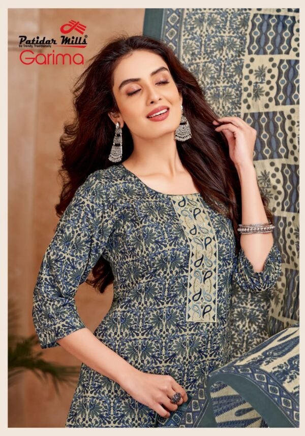 👑 Patidar Mills Presents – GARIMA Vol 2 Exclusive Collection 👑 ✨ Premium Readymade Cotton Suits with Elegant Embroidery! ✨