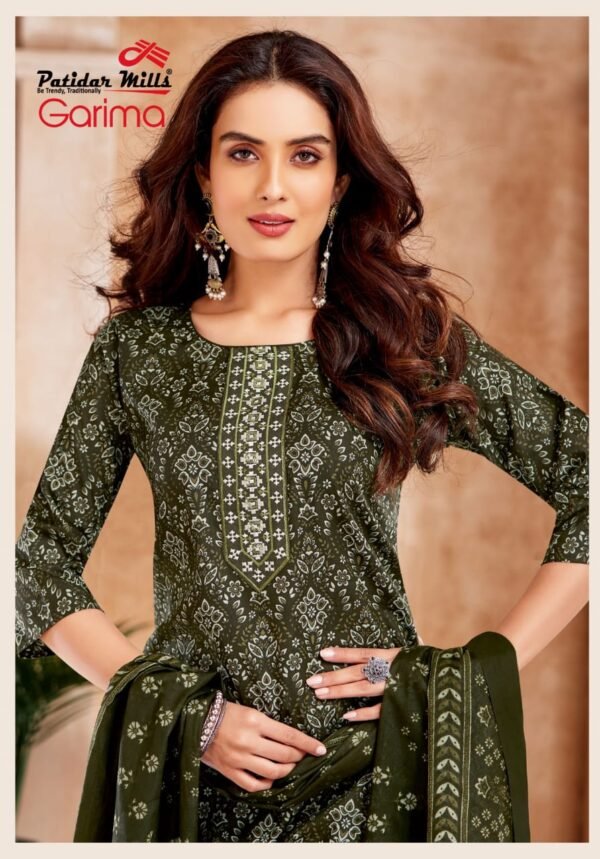 👑 Patidar Mills Presents – GARIMA Vol 2 Exclusive Collection 👑 ✨ Premium Readymade Cotton Suits with Elegant Embroidery! ✨
