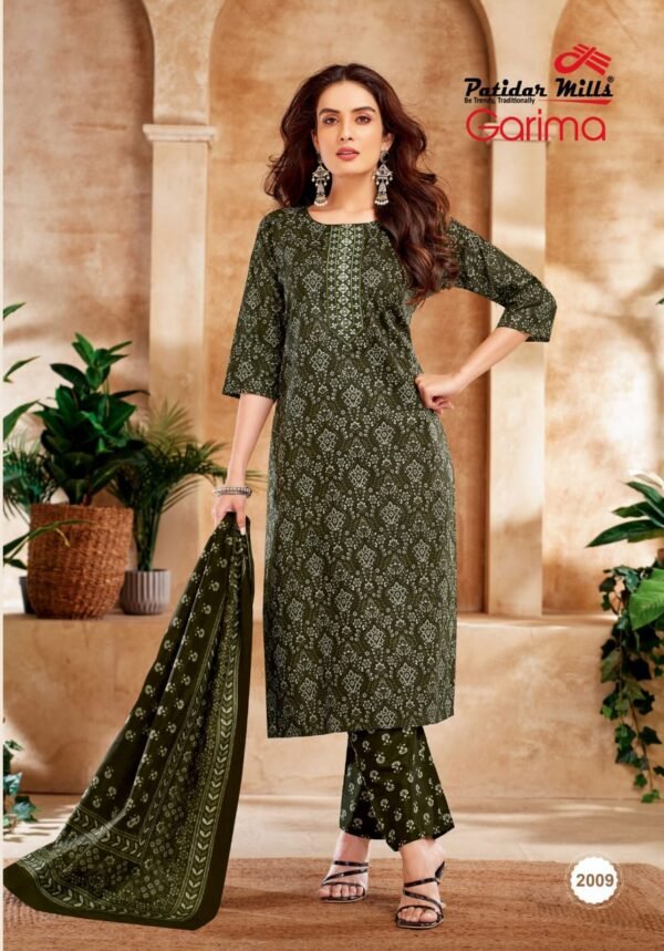 👑 Patidar Mills Presents – GARIMA Vol 2 Exclusive Collection 👑 ✨ Premium Readymade Cotton Suits with Elegant Embroidery! ✨